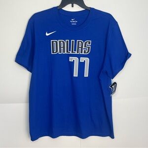 Nike Mens Dallas Mavs Doncic Short Sleeve Tee Size XXL